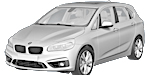 BMW F45 U257E Fault Code